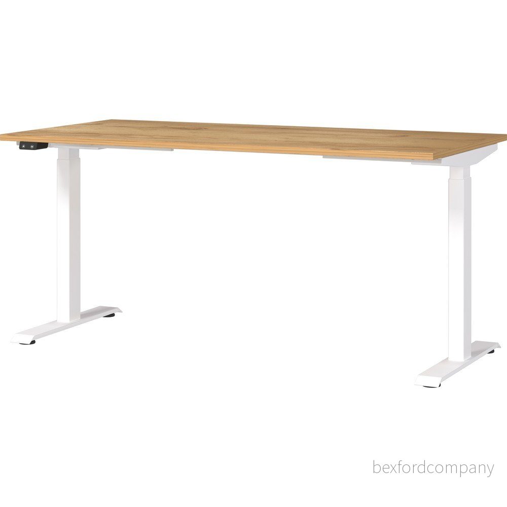 Pracovní stůl s elektricky nastavitelnou výškou s deskou v dekoru dubu 80x160 cm Jet – Germania v:1627428