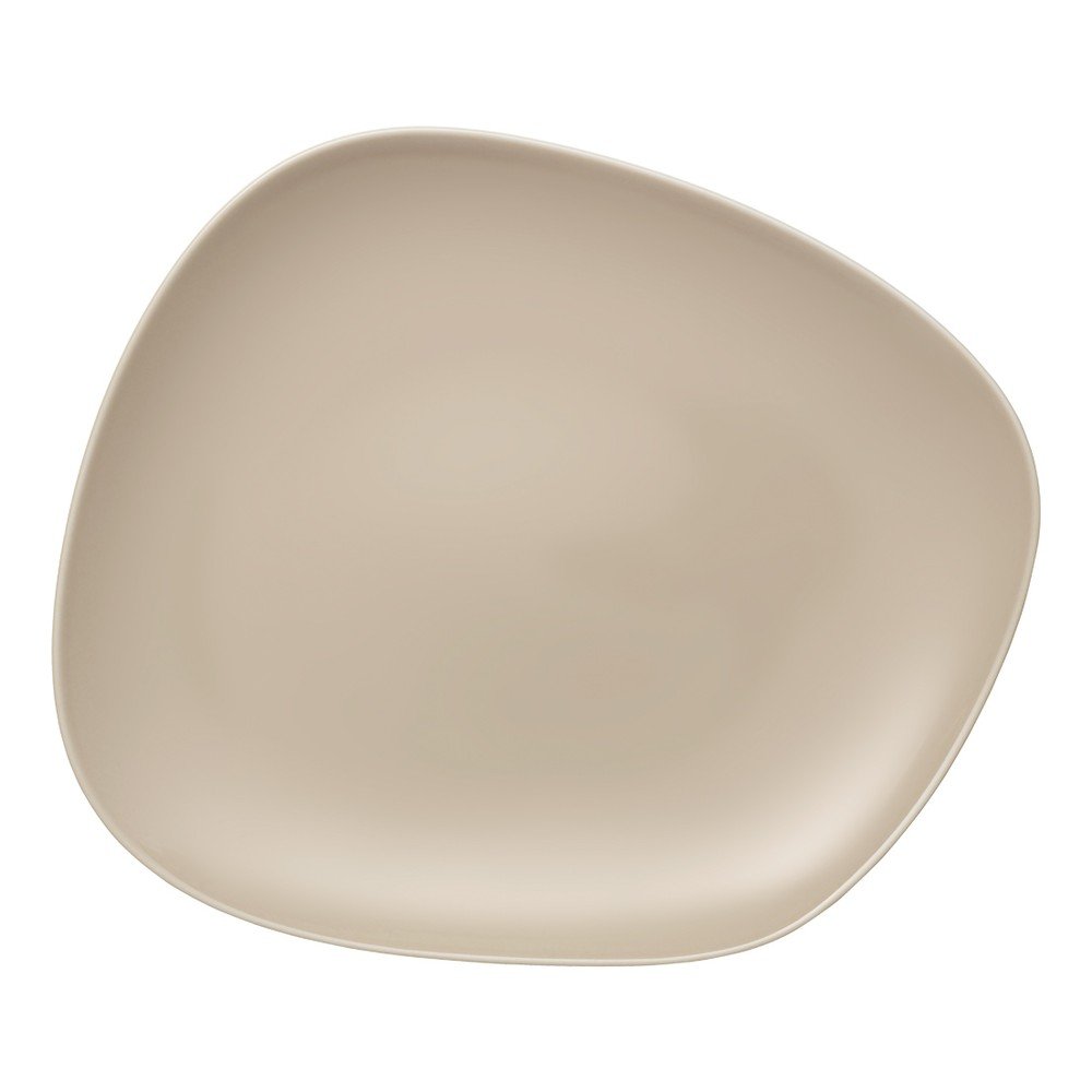 Krémově béžový porcelánový talíř Villeroy & Boch Like Organic, 27 cm v:1340003