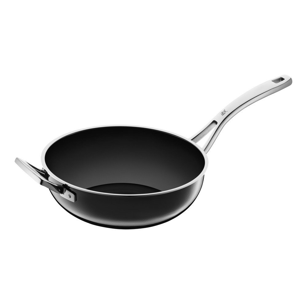 Černý wok WMF Fusiontec WOK+, ø 28 cm v:1311286