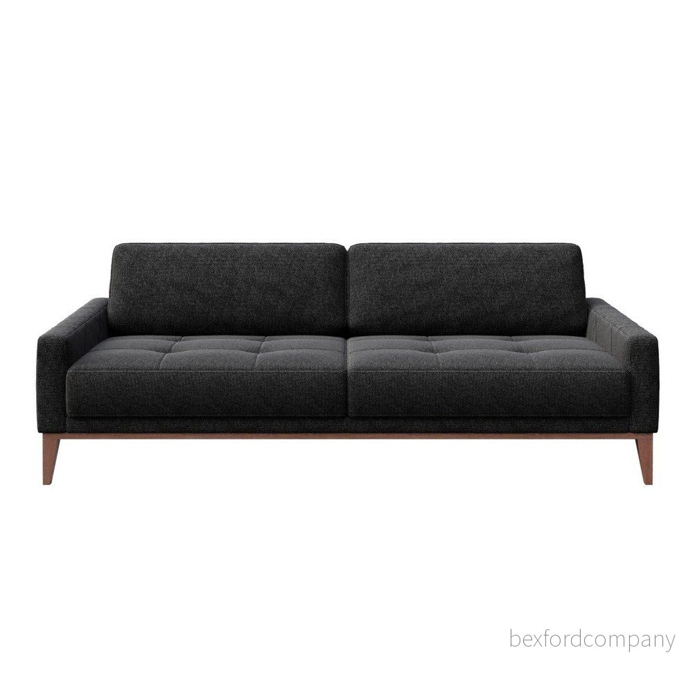 Antracitově šedá pohovka MESONICA Musso Tufted, 210 cm v:964194