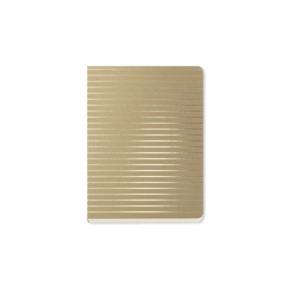 Zápisník A6 Go Stationery Fine Stripe Gold v:705796