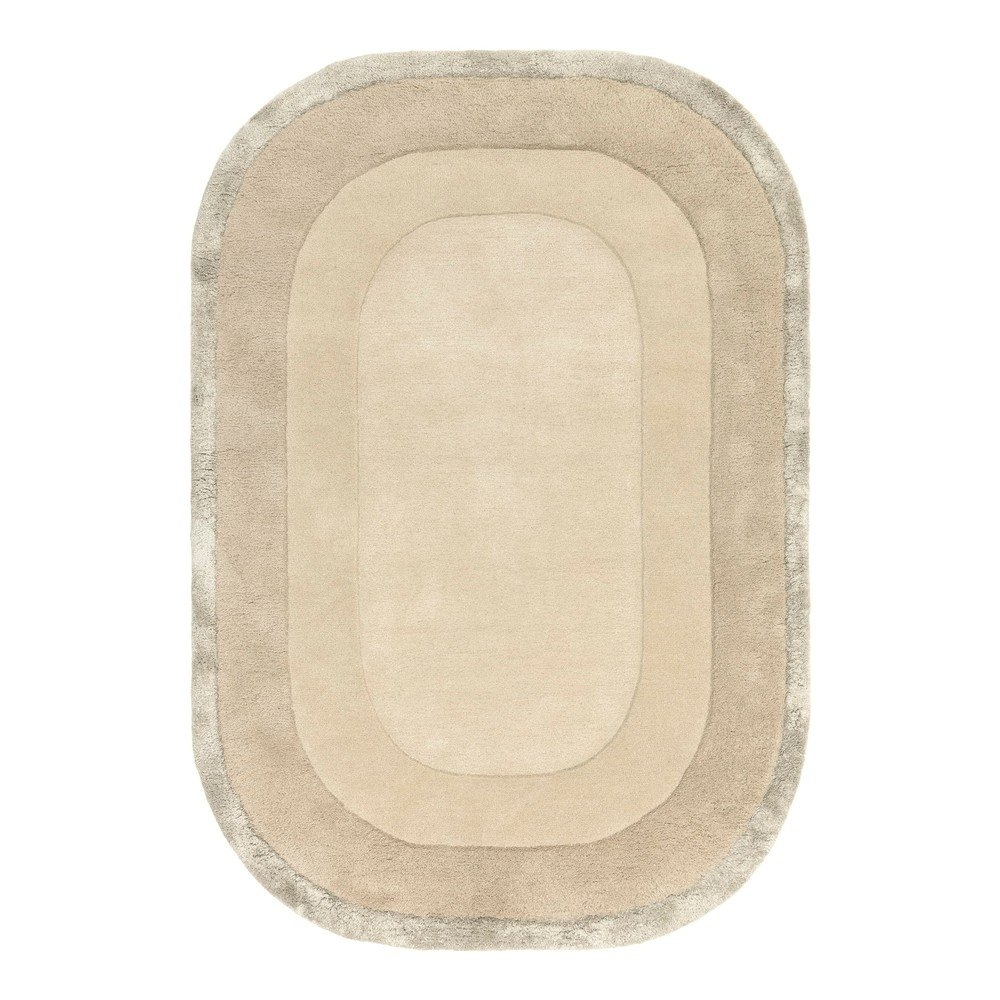 Krémový ručně tkaný koberec s příměsí vlny 160x230 cm Halo – Asiatic Carpets v:1639760