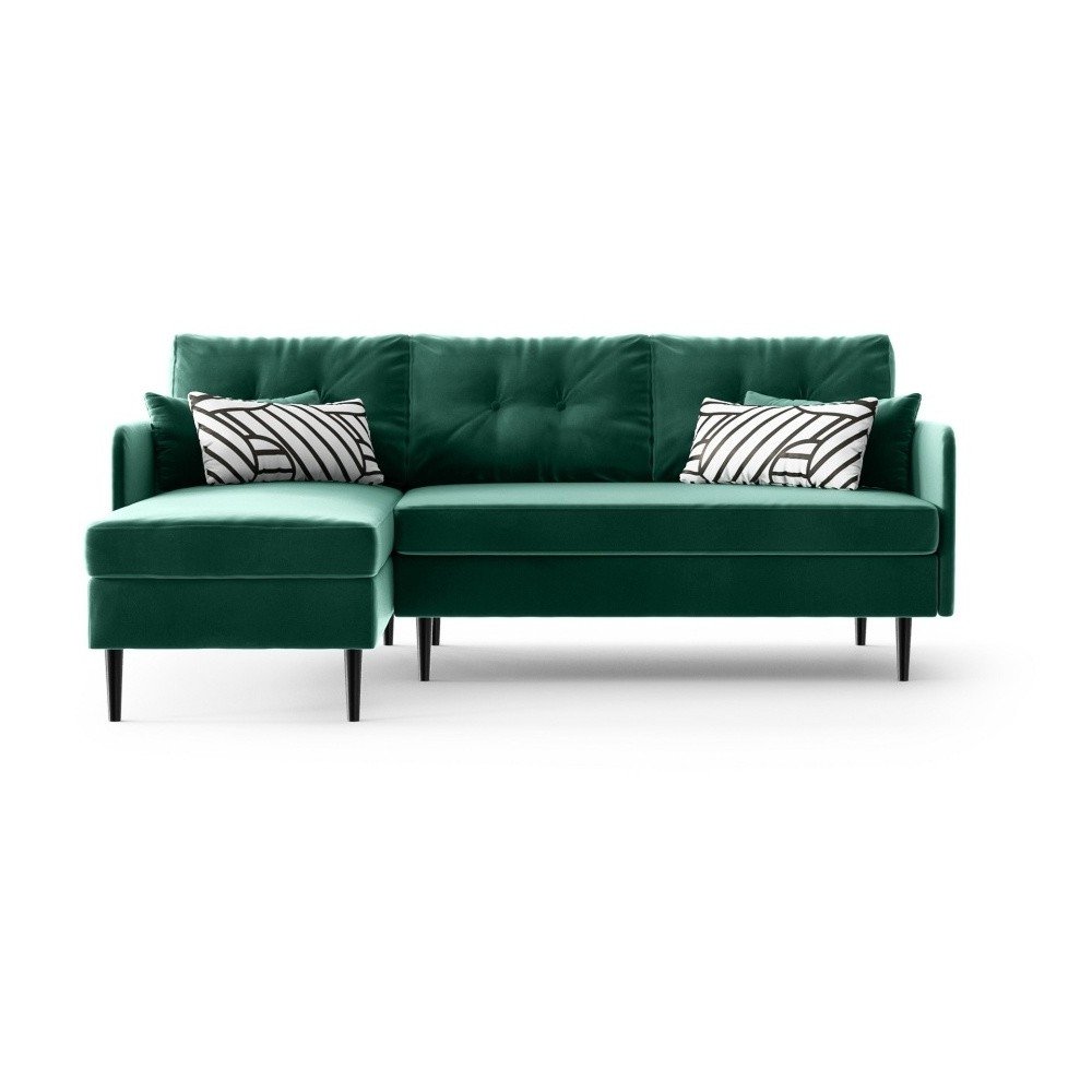 Zelená rohová pohovka Daniel Hechter Home Memphis Emerald Green, levý roh v:1290254
