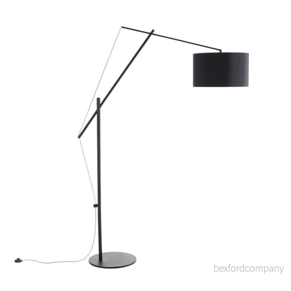 Černá stojací lampa Tomasucci Gear v:1025700
