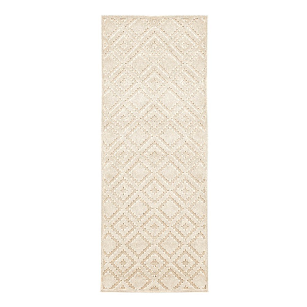 Krémový běhoun z viskózy Mint Rugs Iris, 80 x 250 cm v:1242428