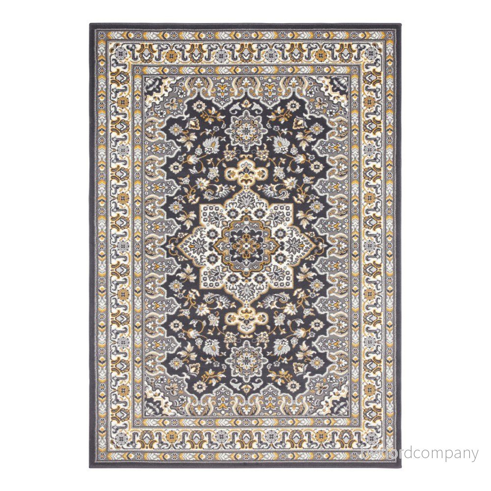 Tmavě šedý koberec Nouristan Parun Tabriz, 120 x 170 cm v:1332022