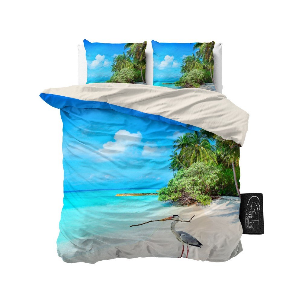 Povlečení z mikroperkálu Sleeptime Beach Heron, 240 x 220 cm v:905420