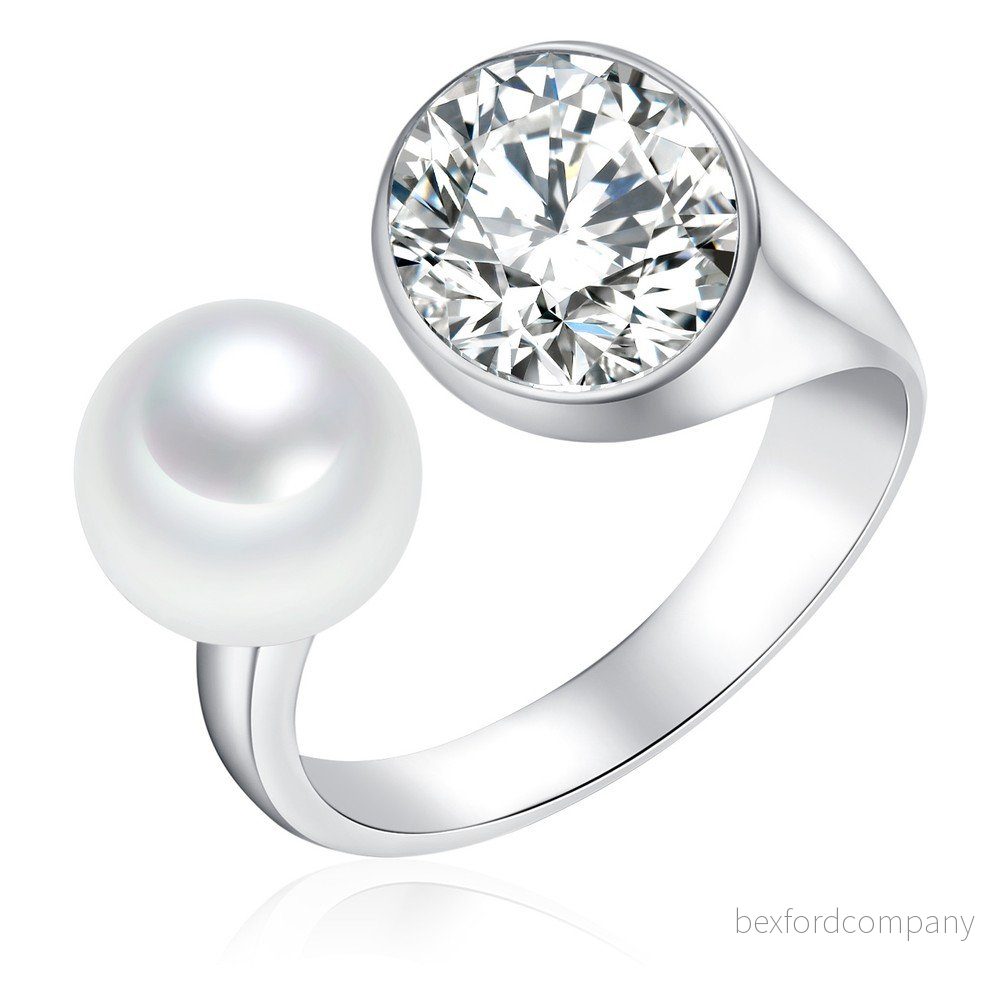 Perlový prsten Pearls Of London South Sea, vel. 58 v:1075490
