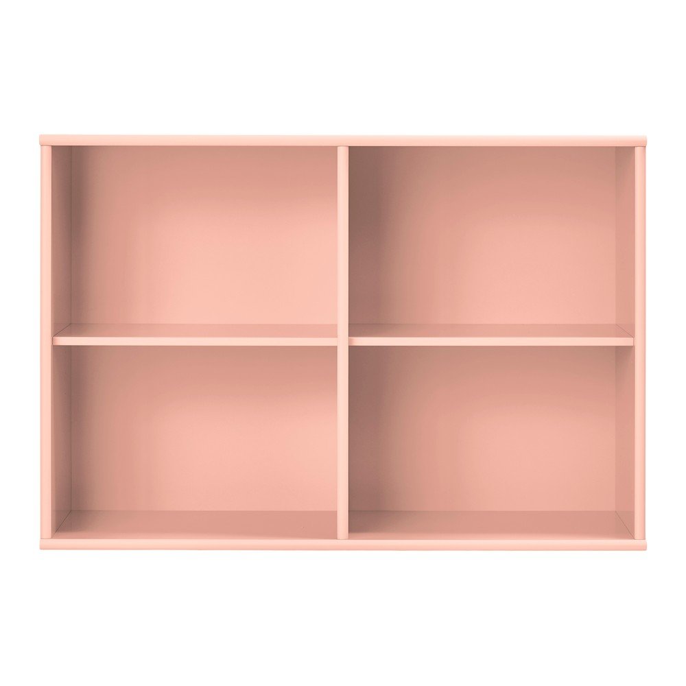 Růžová závěsná knihovna 89x61x32,5 cm Mistral – Hammel Furniture v:1821144