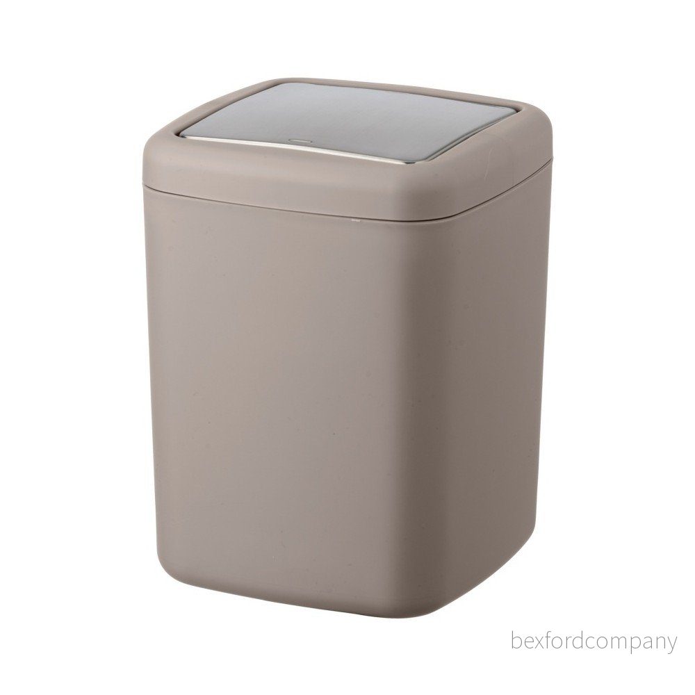 Hnědobéžový odpadkový koš Wenko Barcelona S, výška 20 cm v:1291104