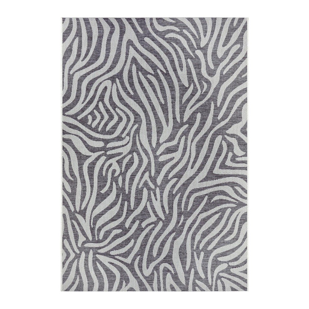 Šedo-béžový venkovní koberec NORTHRUGS Cebra, 140 x 200 cm v:1424985