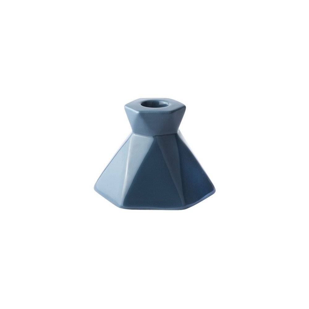 Váza KJ Collection Geometrico Blue, 8,5 cm v:721426