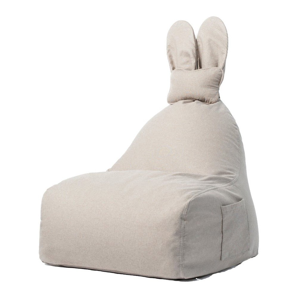 Béžový dětský sedací vak The Brooklyn Kids Funny Bunny v:1422993