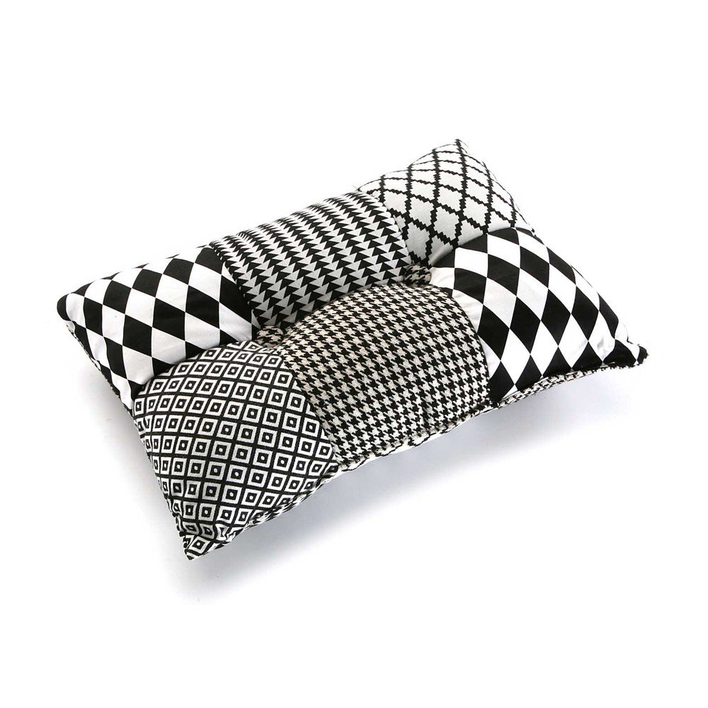 Šedý polštář Versa Geometrico, 50 x 30 cm v:1086288