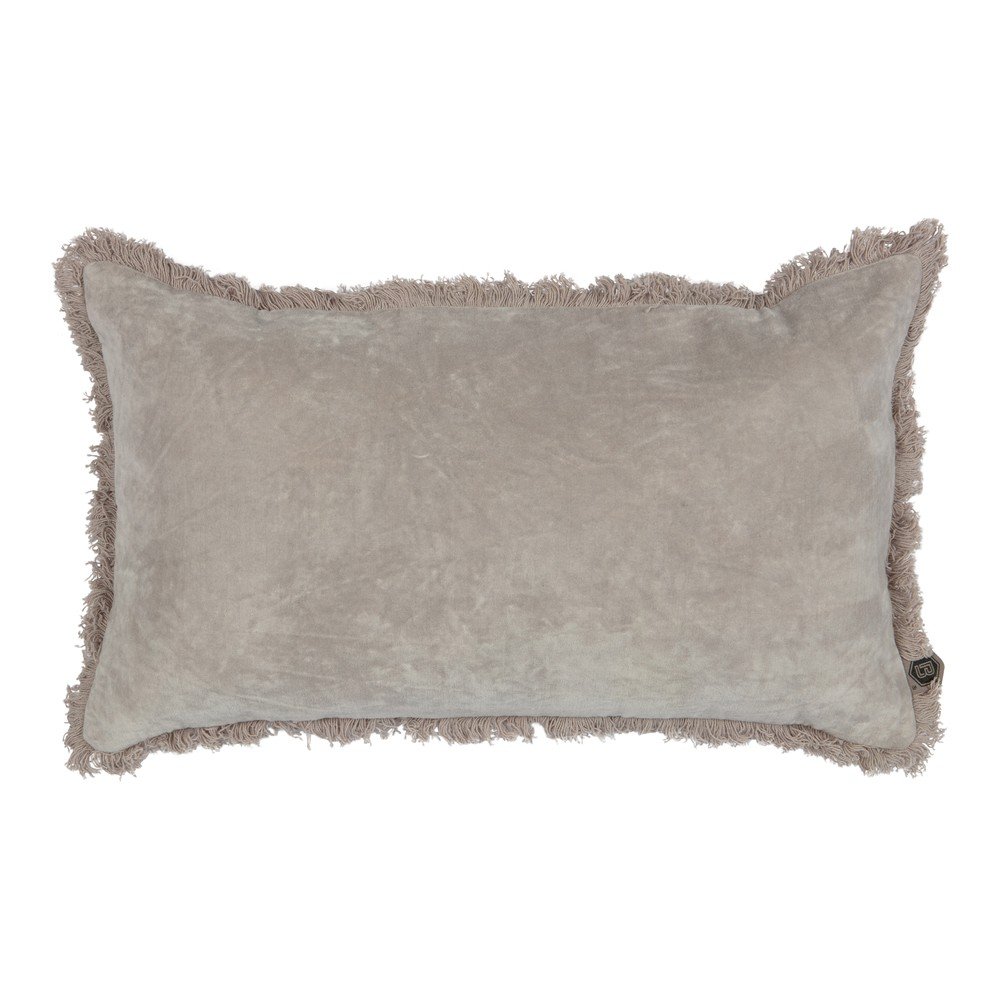 Béžový dekorativní polštář BePureHome Velvet Nougat, 50 x 30 cm v:1359245
