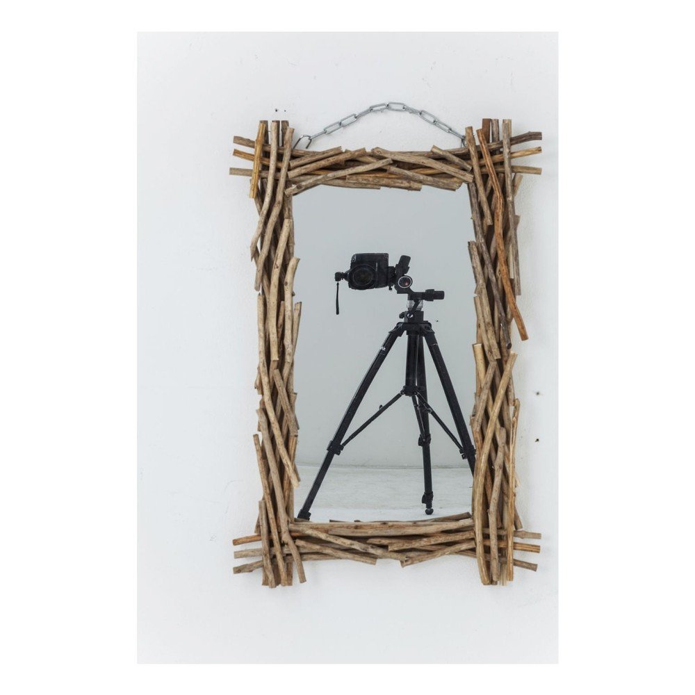 Dřevěné zrcadlo Kare Design Twig, 90 x 60 cm v:968806