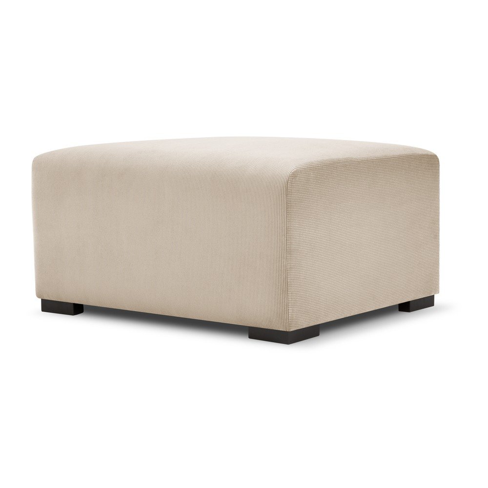 Béžový manšestrový puf Cosmopolitan Design Hobart v:1412049