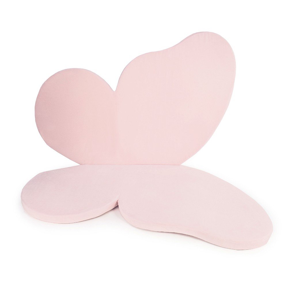 Světle růžová dětská hrací matrace MeowBaby Butterfly, 152 x 188 cm v:1293570