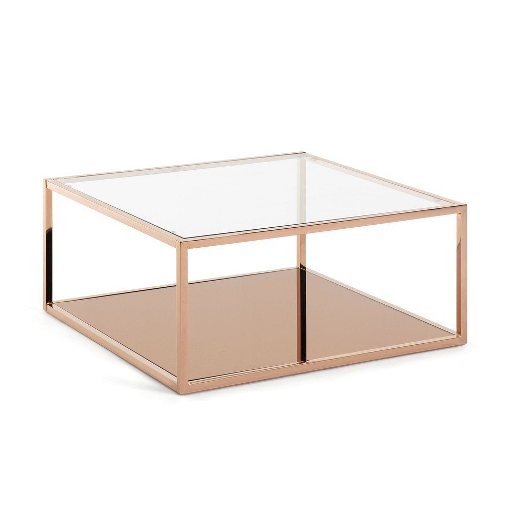 Konferenční stolek v měděné barvě La Forma Greenhill, 90 x 90 cm v:1304800