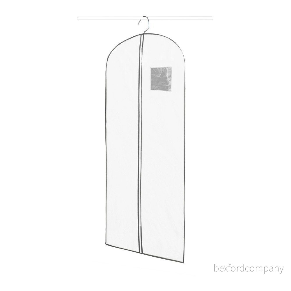 Bílý závěsný obal na šaty Compactor Dress, délka 127 cm v:907730 Bílý závěsný obal na šaty Compactor Dress, délka 127 cm v:907730