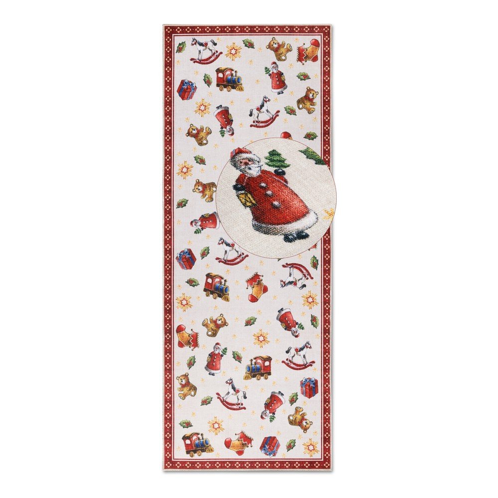 Červený běhoun s vánočním motivem 80x200 cm Red Christmas – Villeroy&Boch v:1700642