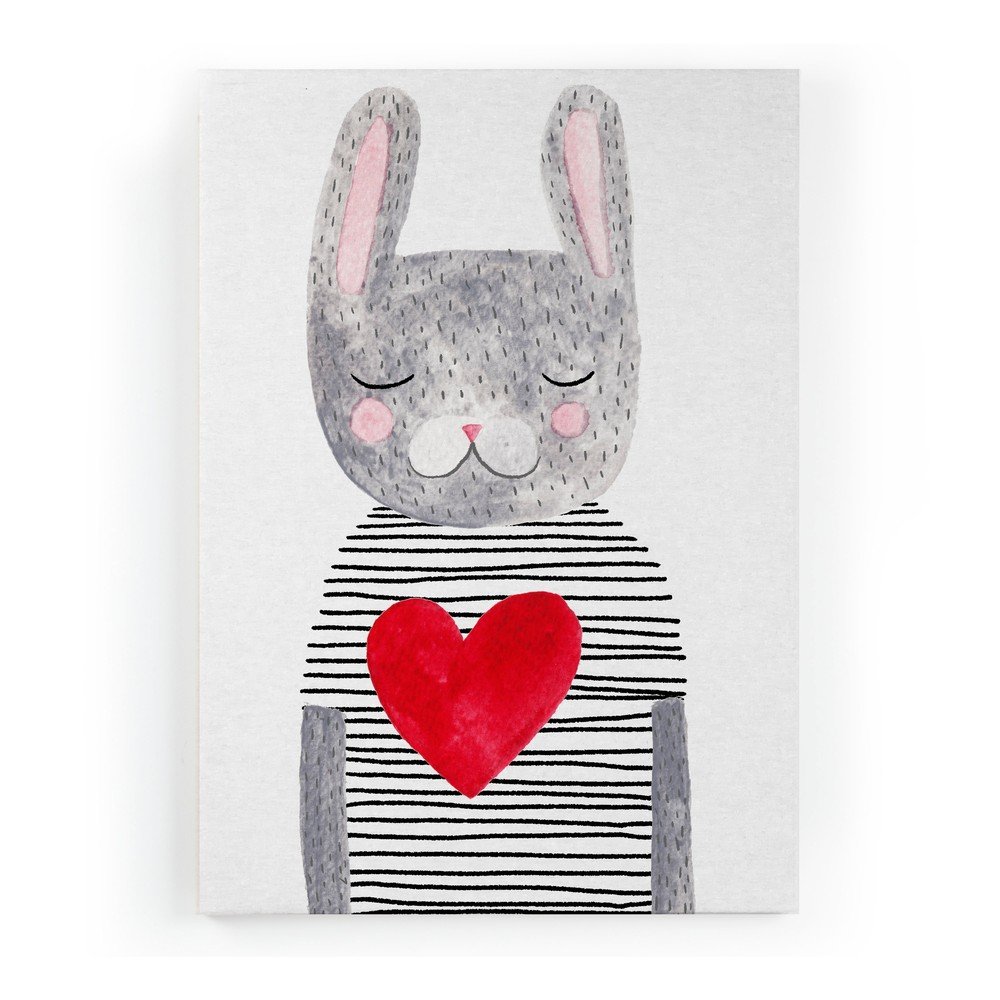 Obraz na plátně Little Nice Things Rabbit, 60 x 40 cm v:935662