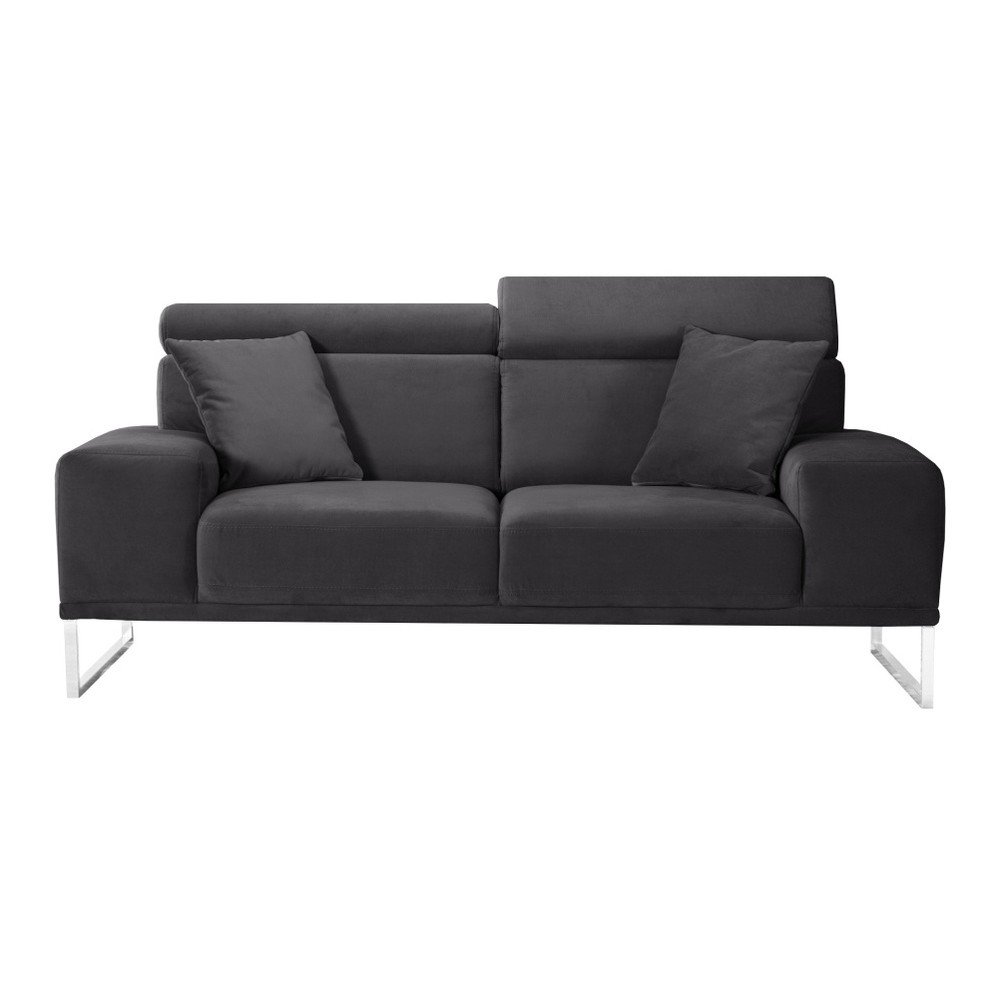 Popelavě hnědá dvoumístná pohovka L'Officiel Interiors Georgia v:761130