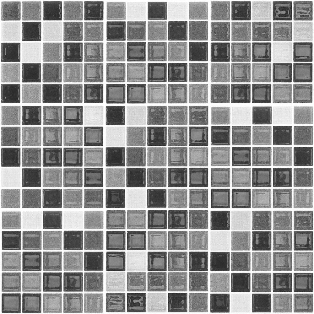 Sada 9 dekorativních samolepek na stěnu Ambiance Shade of Grey, 10 x 10 cm v:974166