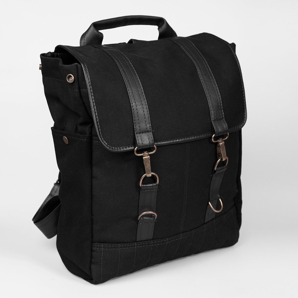 Batoh Mum-ray Black Canvas L v:987278 Batoh Mum-ray Black Canvas L v:987278