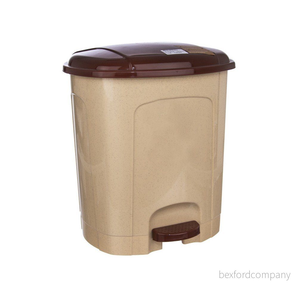 Béžovohnědý pedálový odpadkový koš Orion, 30 l v:1257780 Béžovohnědý pedálový odpadkový koš Orion, 30 l v:1257780