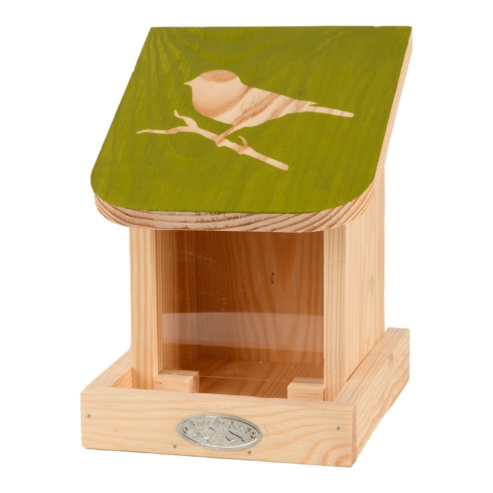 Krmítko pro ptáky z masivní borovice Esschert Design Diapozitiv, délka 17 cm v:1394019