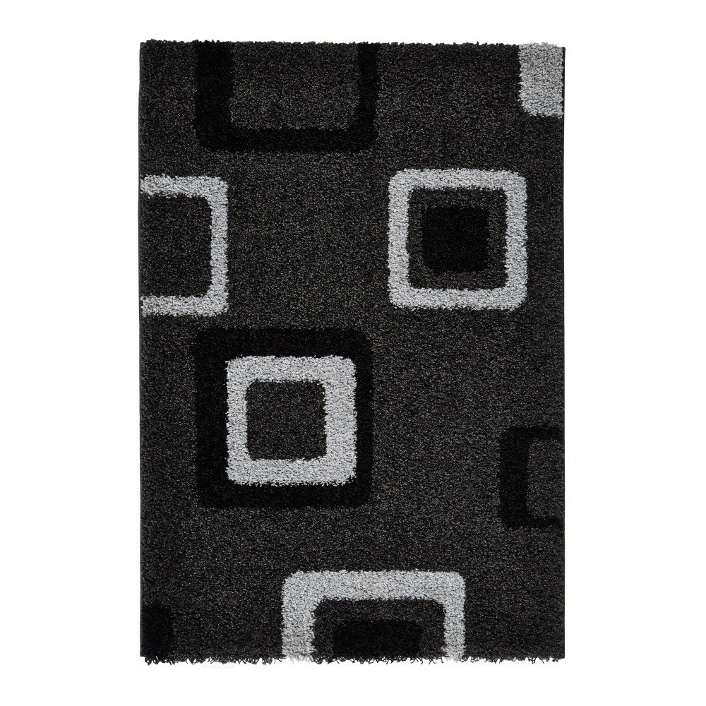 Šedočerný koberec Think Rugs Majesty, 160 x 220 cm v:771632