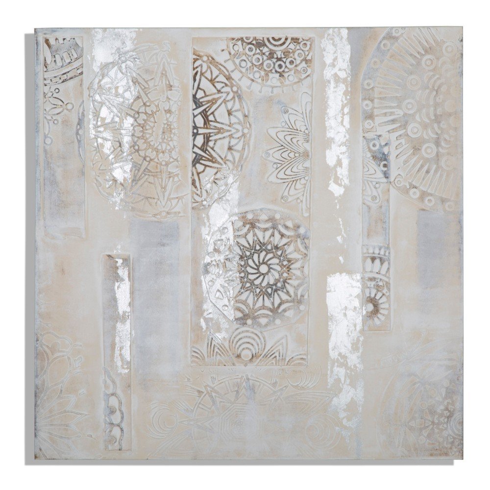 Ručně malovaný nástěnný obraz Mauro Ferretti Dipinto Su Tela Henne Circle, 90 x 90 cm v:1003340