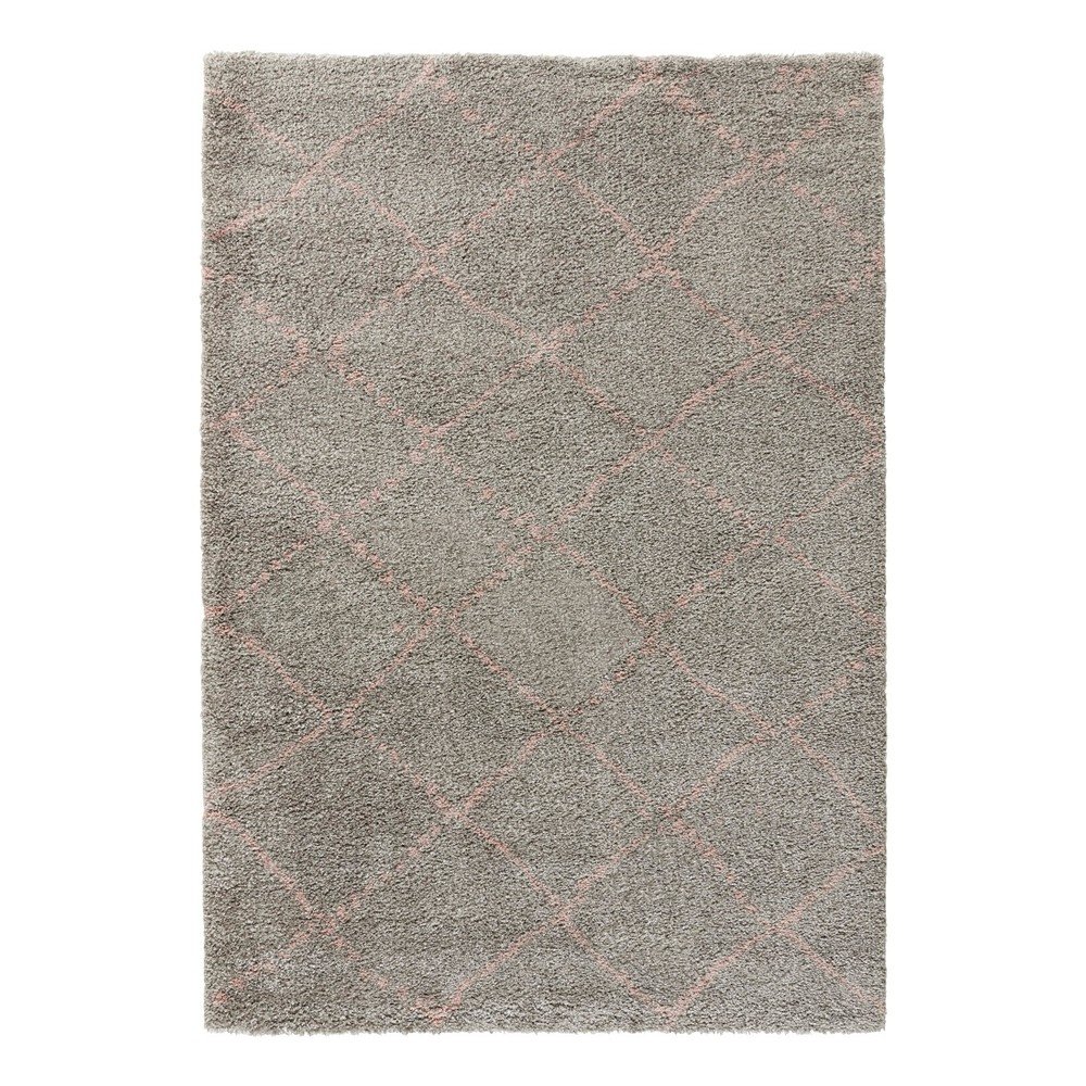 Šedý koberec Mint Rugs Allure Ronno Grey Rose, 160 x 230 cm v:919746