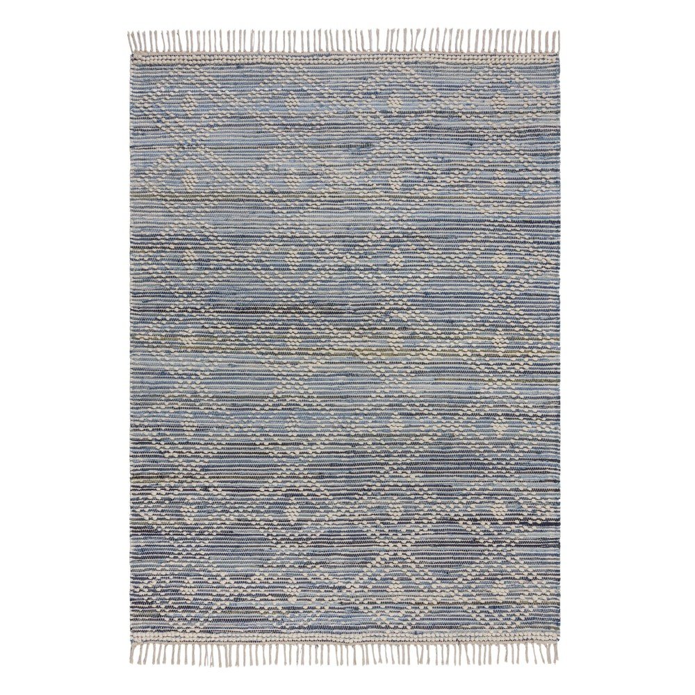 Modrý bavlněný koberec Flair Rugs Lissie, 160 x 230 cm v:1398979