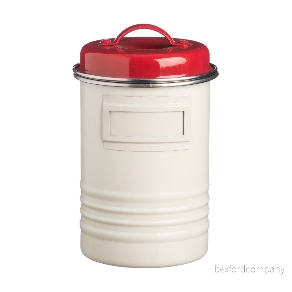 Bílá dóza s červeným víkem Typhon Vintage, 22 cm v:772734 Bílá dóza s červeným víkem Typhon Vintage, 22 cm v:772734