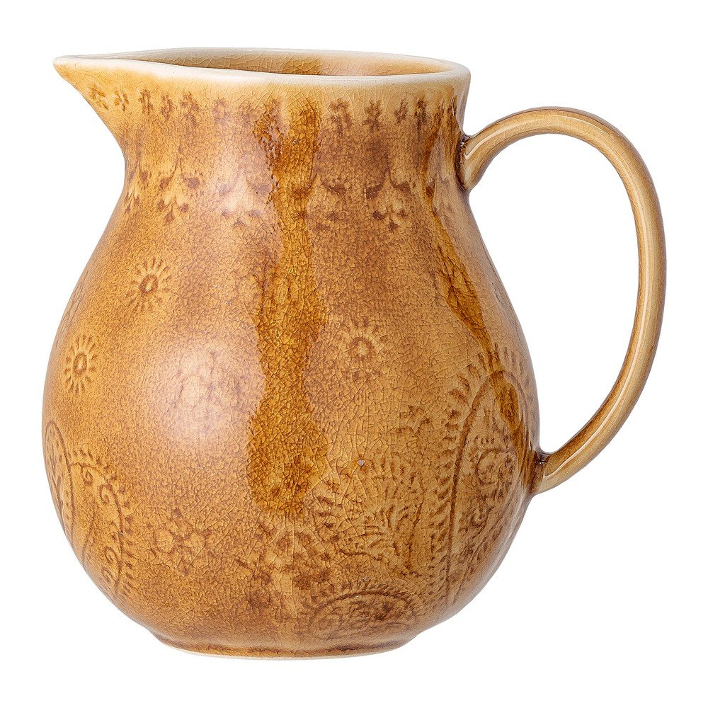 Žlutý džbán z kameniny Bloomingville Rani, 1,2 l v:1345107