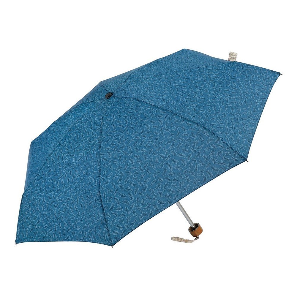 Modrý skládací deštník Ambiance Leaves, ⌀ 92 cm v:1306760