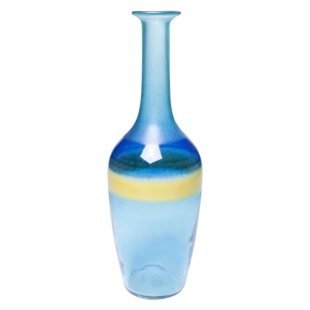 Modrá skleněná váza Kare Design Blue River, výška 53 cm v:1318572