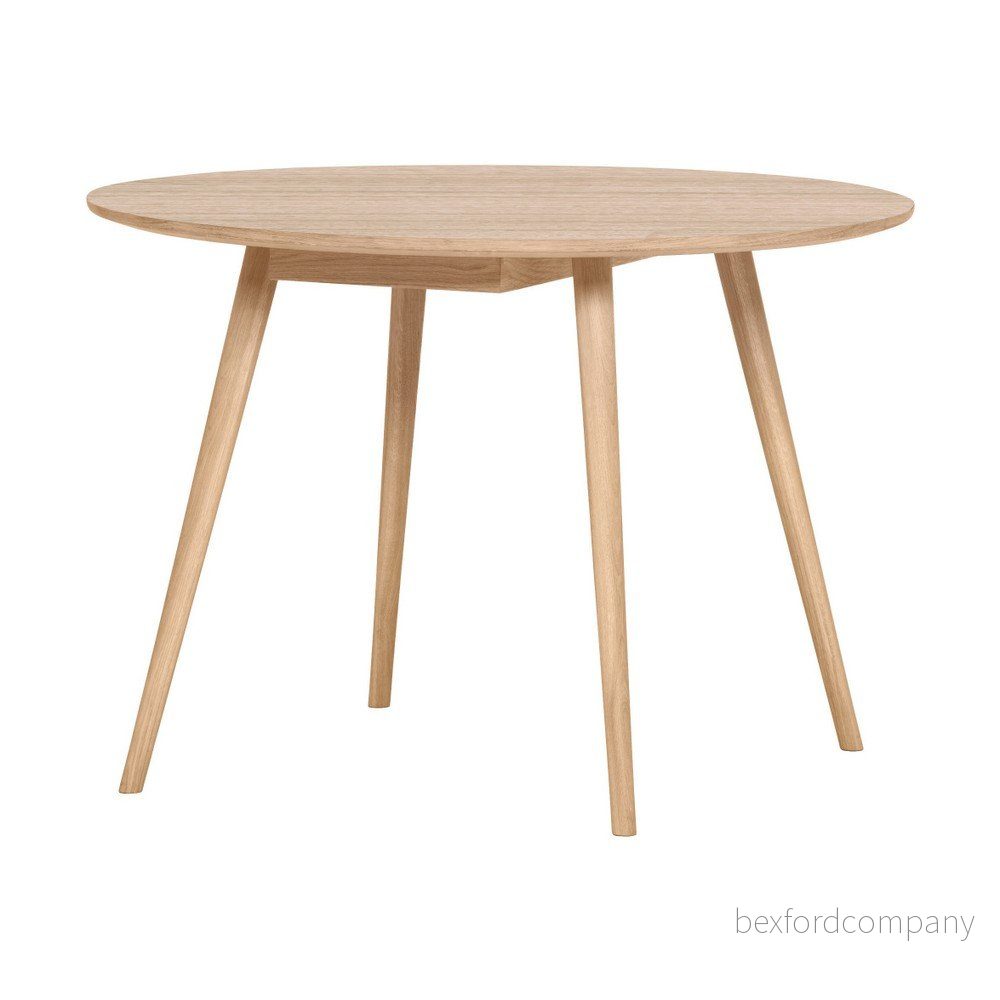 Světle hnědý jídelní stůl WOOD AND VISION Round, ⌀ 105 cm v:1241808