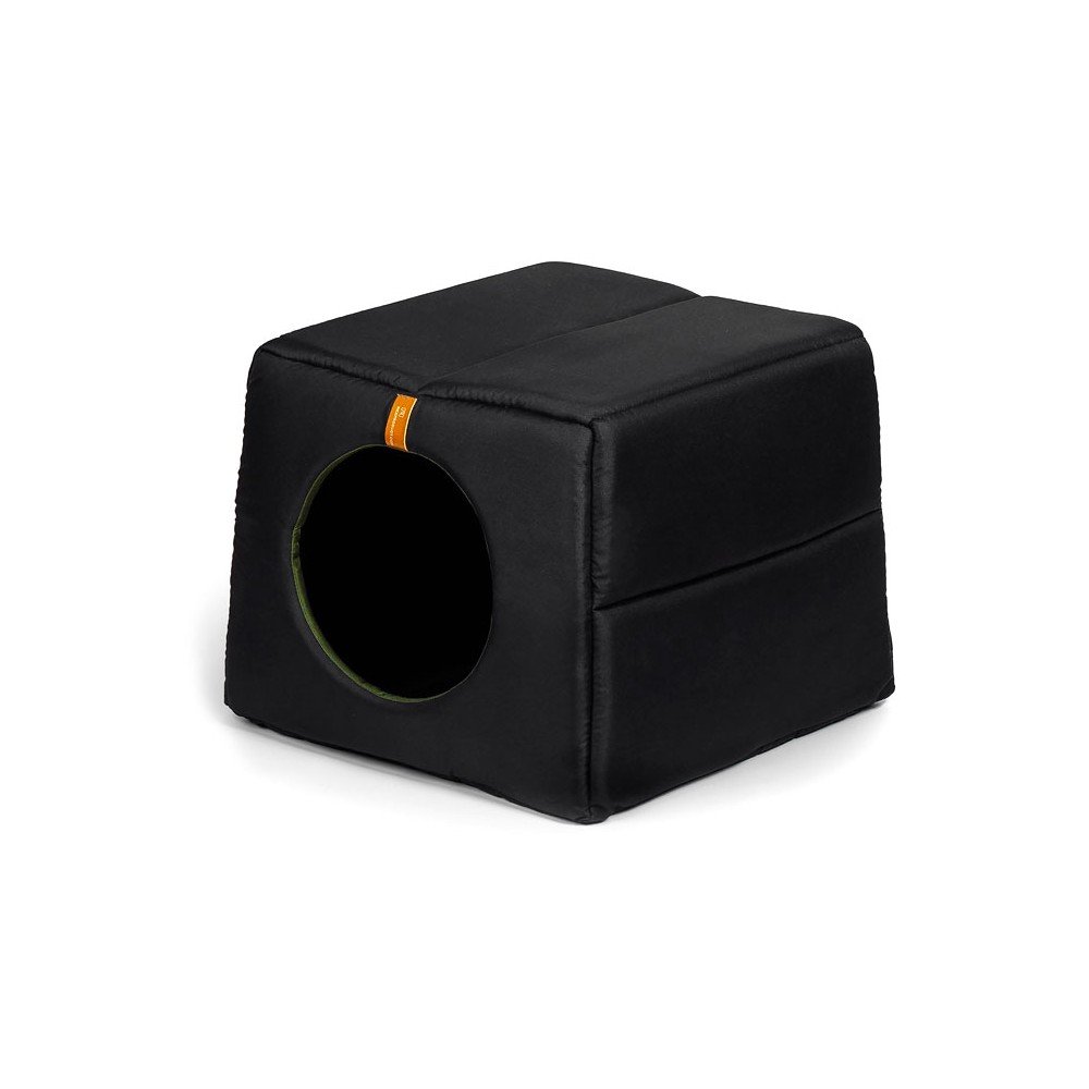 Černá boudička pro psa 43×43 cm Up and Down L – Rexproduct v:1571312