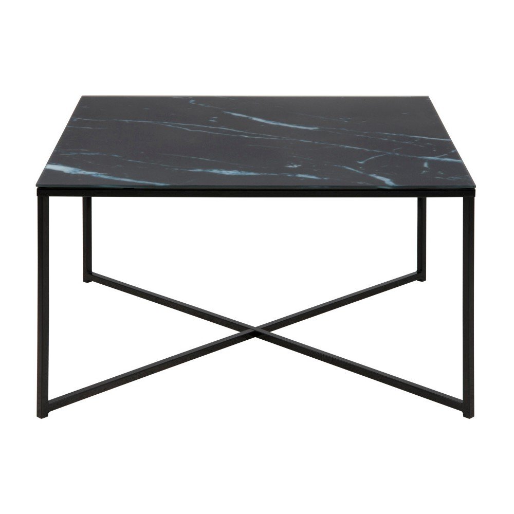 Černý konferenční stolek 80x80 cm Alisma v:1035754