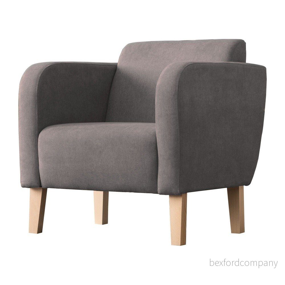 Světle šedé křeslo Kooko Home Swing v:900540