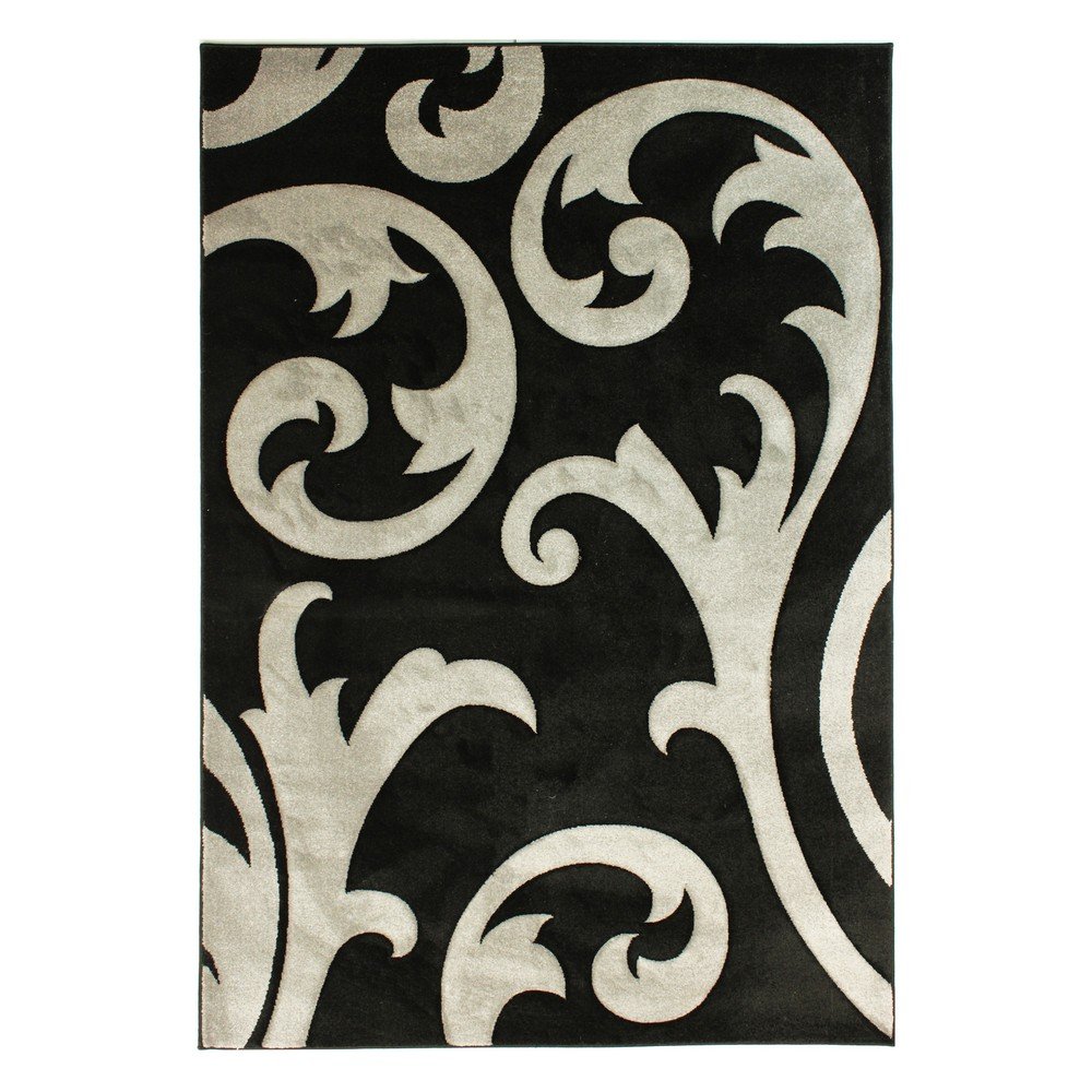 Šedočerný koberec Flair Rugs Elude Grey Black, 80 x 150 cm v:1002630