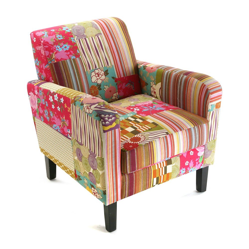 Křeslo VERSA Patchwork Jane v:1086244