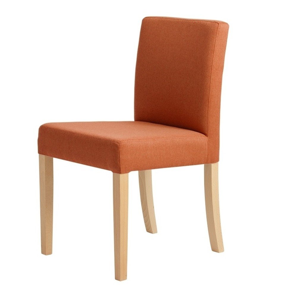 Oranžová židle s přírodními nohami Custom Form Wilton v:971832