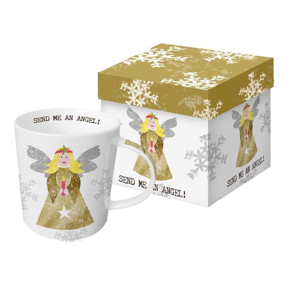 Hrnek z kostního porcelánu s vánočním motivem v dárkovém balení PPD Send Me An Angel, 350 ml v:1158636