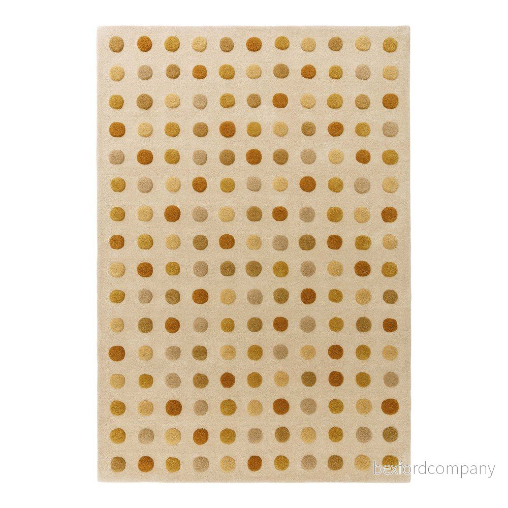 Žlutý ručně tkaný vlněný koberec 200x300 cm Dotty – Asiatic Carpets v:1639824
