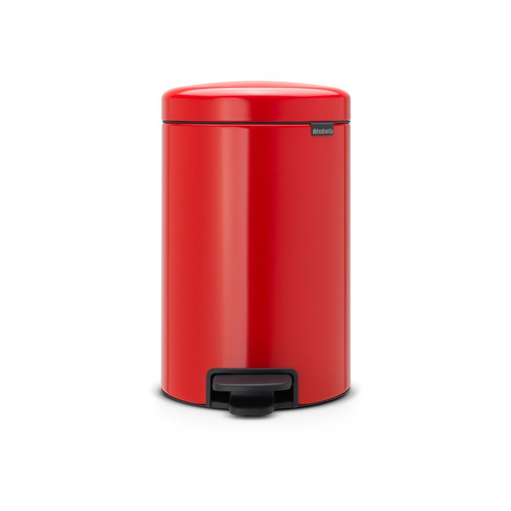 Červený pedálový odpadkový koš Brabantia Newicon, 3 l v:1005718