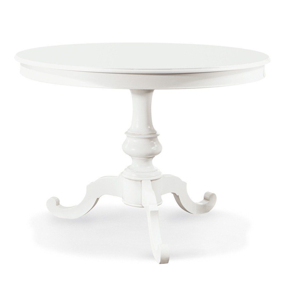 Bílý dřevěný rozkládací jídelní stůl Castagnetti Venezia v:845090